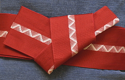 袢纏（半纏）の帯の締め方